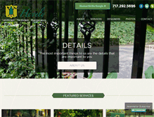 Tablet Screenshot of hivelylandscapes.com